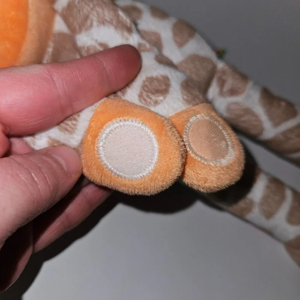 Carter's Giraffe Plush Rattle Crinkle Teether 12